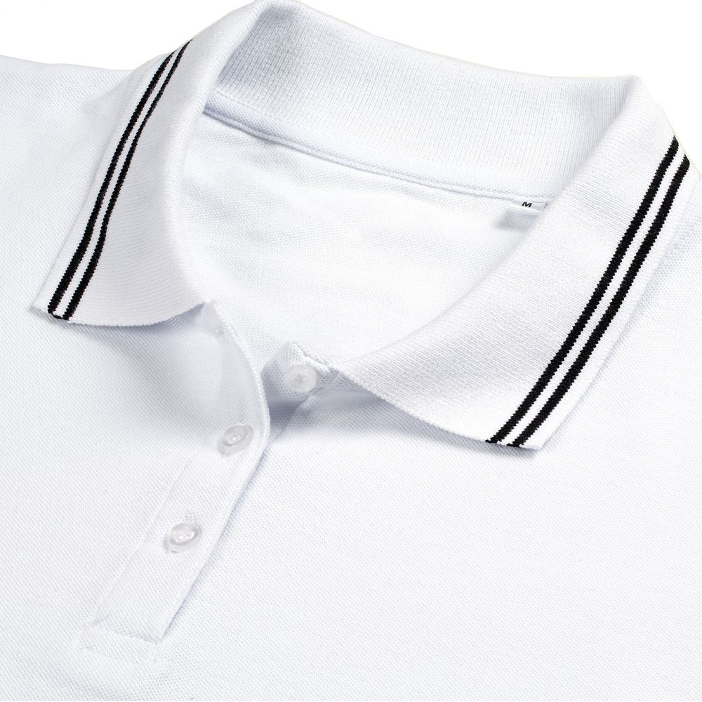 Рубашка поло женская Virma Stripes Lady, белая, размер L
