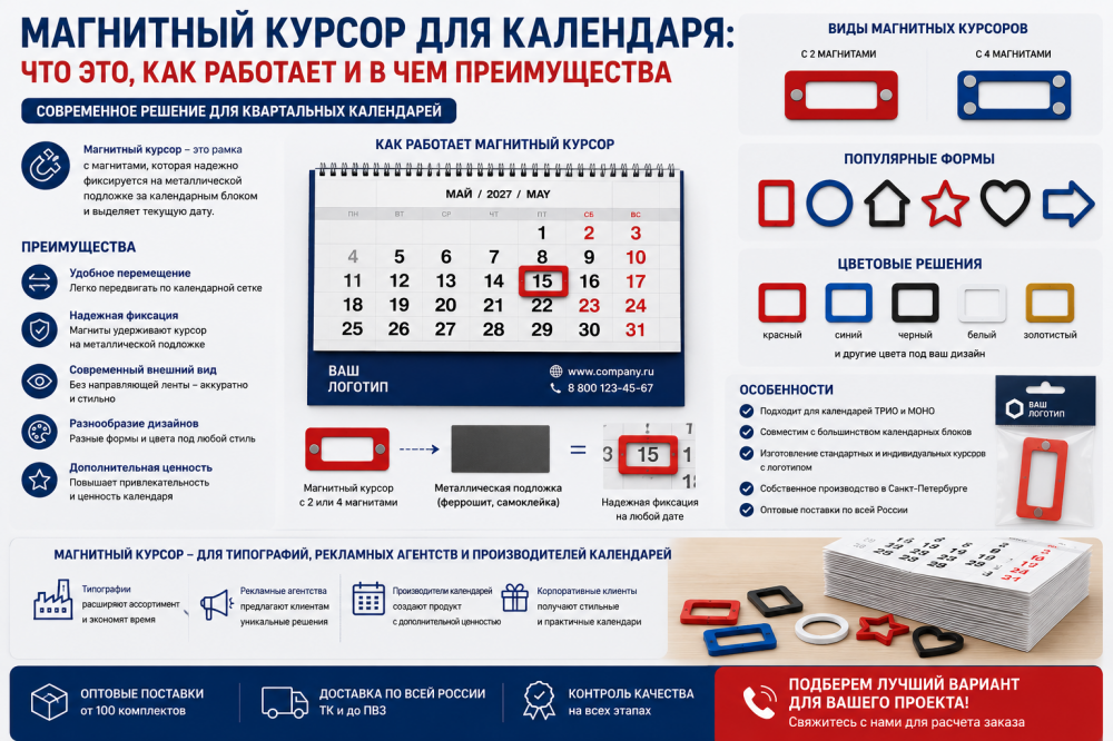 Магнитный курсор для календаря: что это, как работает и в чем преимущества