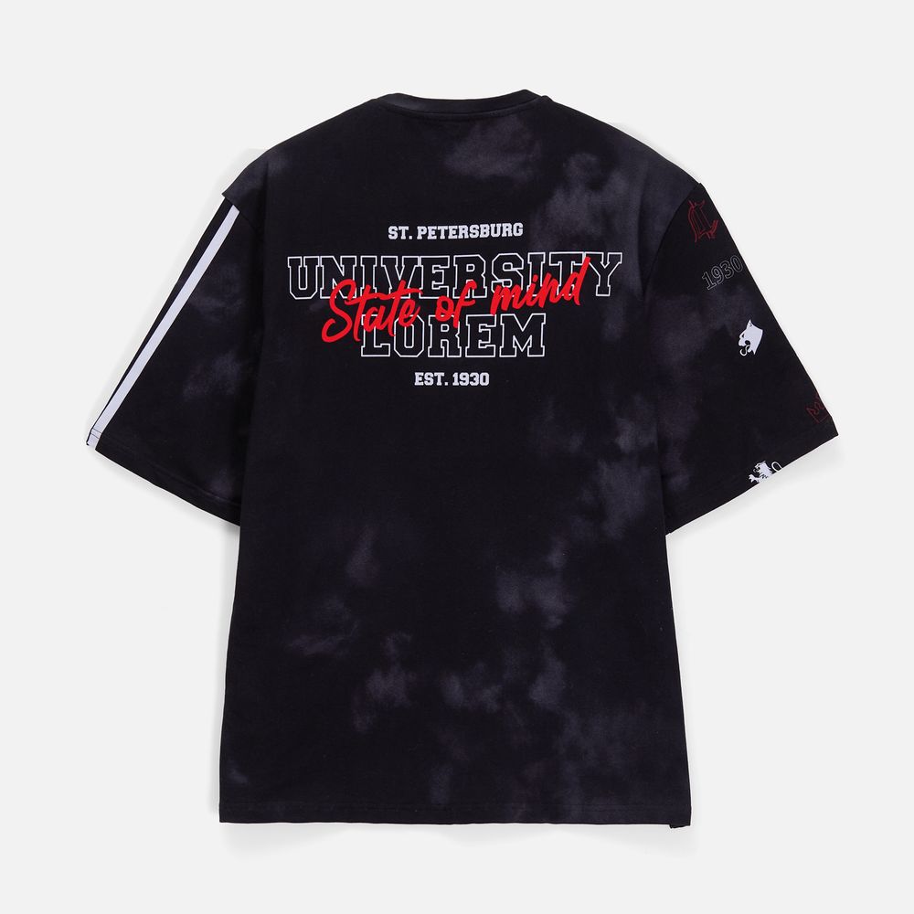 Футболка мужская оверсайз Originelli Terry с полной запечаткой на заказ, размер L
