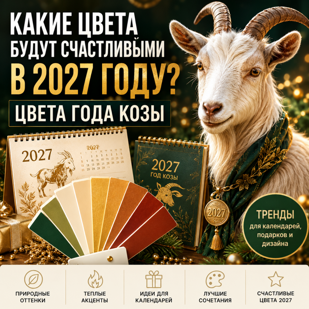 Какие цвета будут счастливыми в 2027 году
